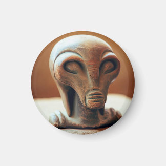 Ancient Alien Statue Magnet
