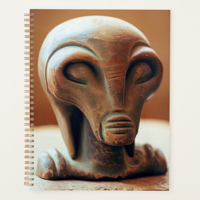 Ancient Alien Statue Planner (Front)