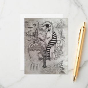 Ancient Aliens , Anubis magnetic card