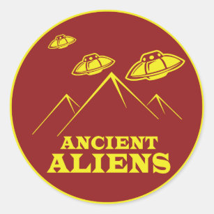 Ancient Aliens - UFOs Classic Round Sticker