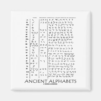 Ancient Alphabets Magnet
