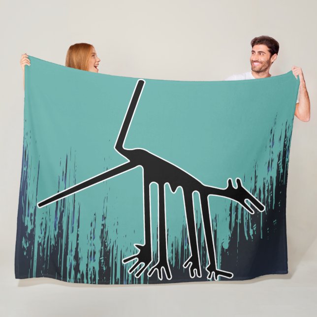 Ancient Animals - Earth Ancient Art Fleece Blanket (In Situ)