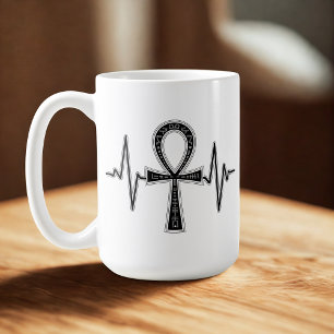 Ancient Ankh Mystique Mug White