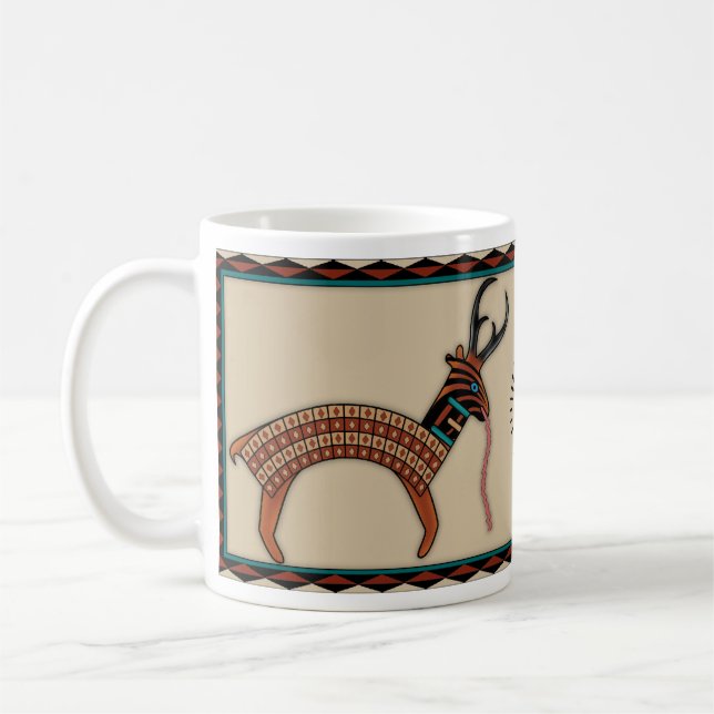 Ancient Antelope Coffee Mug (Left)