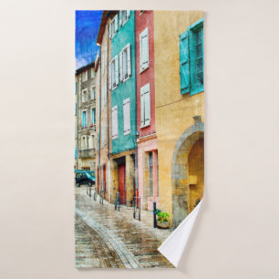 Ancient architecture art bath towel