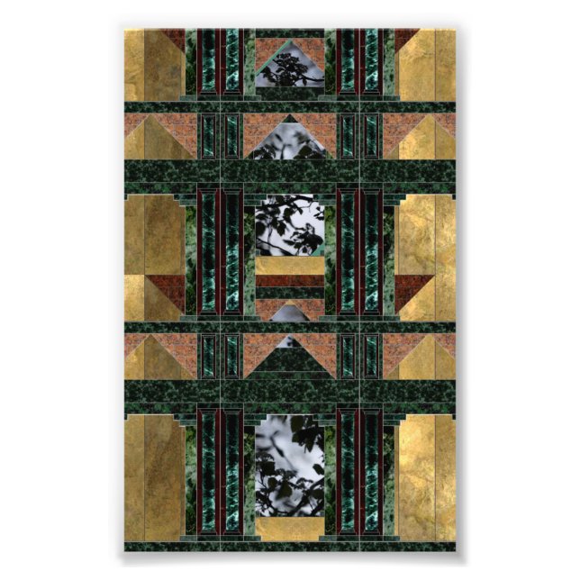 Ancient Architecture Nature Art Print (Front)