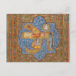 Ancient Art Postcard, Hindu Om Aum Symbol Postcard