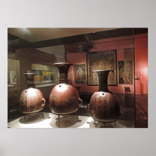 Ancient Artefacts in a Peruvian Museum Poster