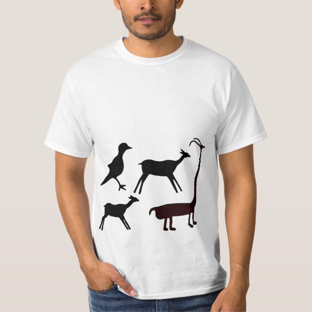 Ancient Artists - Prehistoric Animals T-Shirt (Front)