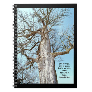 Ancient Ash Zechariah 4:6  Notebook