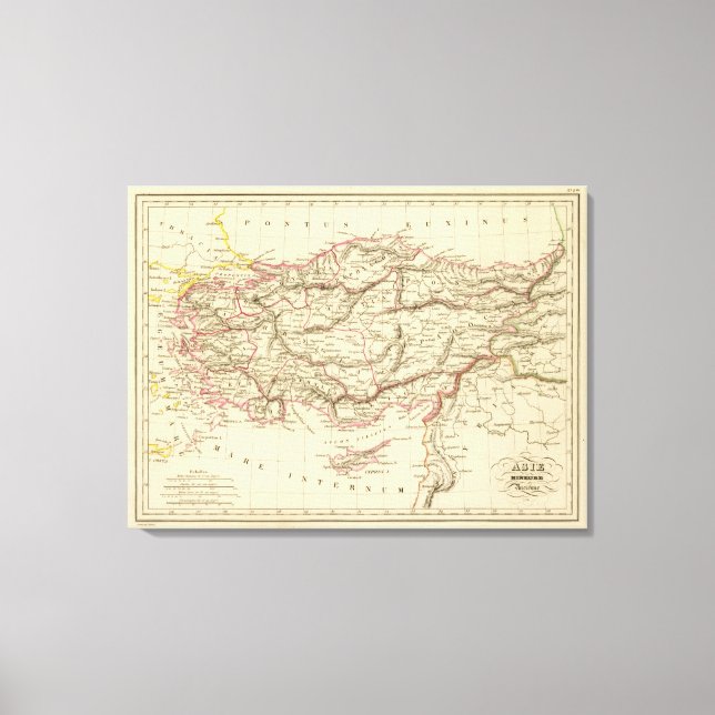 Ancient Asia Minor Canvas Print (Front)