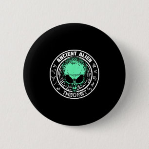 Ancient Astronaut Theorist Say Yes As Gift  6 Cm Round Badge