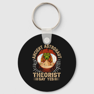 Ancient Astronaut Theorist Say Yes _ Egyptian Key Ring