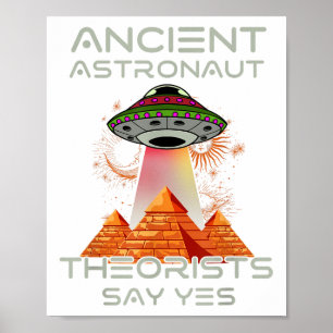 Ancient Astronaut Theorists Say Yes-aliens Egyptia Poster