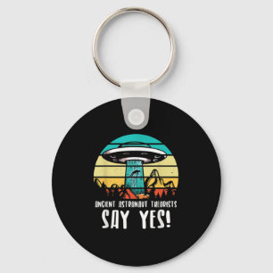 Ancient Astronaut Theorists Say Yes! Aliens Key Ring