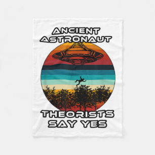 Ancient Astronaut Theorists Say Yes Fleece Blanket