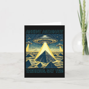 Ancient Astronaut Theorists, Say Yes. Flying Sauce Card