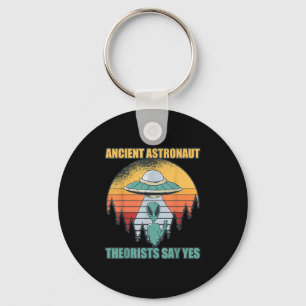 Ancient Astronaut Theorists Say Yes Tee Shirt Alie Key Ring