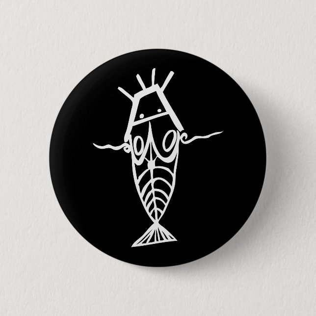Ancient Astronauts 6 Cm Round Badge (Front)