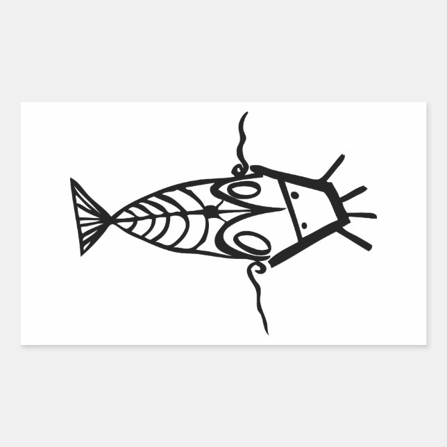 Ancient Astronauts Rectangular Sticker (Front)