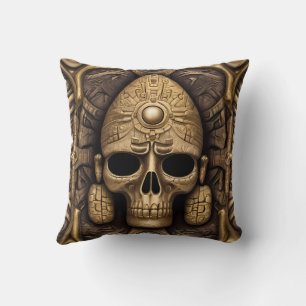 Ancient Aztec & Celtic Abstract mixed symbols Cushion