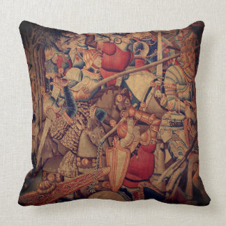 Ancient Battle Tapestry Cushion