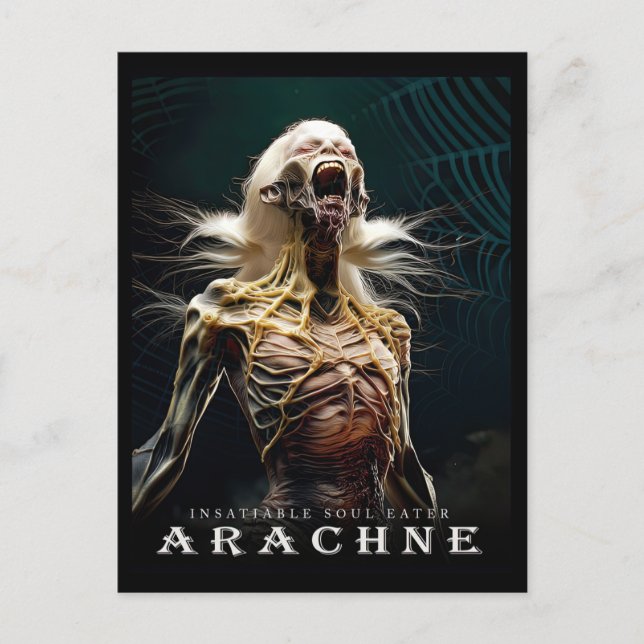 Ancient Beast & Creatures: ARACHNE Postcard (Front)