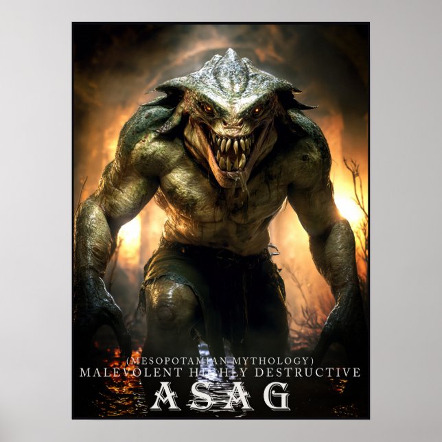 Ancient Beast & Creatures: Asag II Poster (Front)