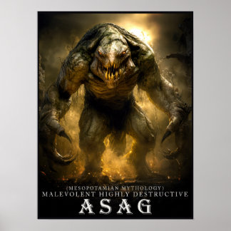 Ancient Beast & Creatures: Asag Poster