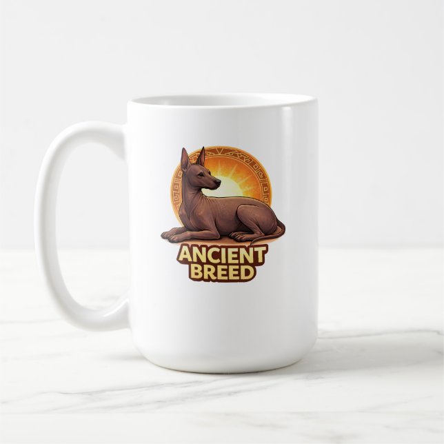 Ancient Breed Peruvian Inca Orchid Coffee Mug (Left)