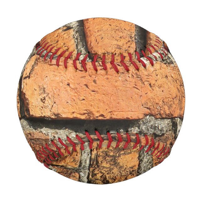 Ancient Brick Wall Baseball (Front)