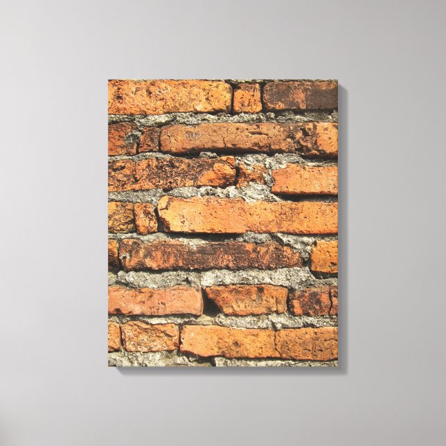 Ancient Brick Wall Canvas Print (Front)