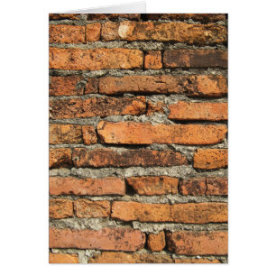 Ancient Brick Wall Card