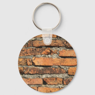 Ancient Brick Wall Key Ring