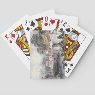 Ancient Bridge over the River at Chapro, c.1850 (c Playing Cards