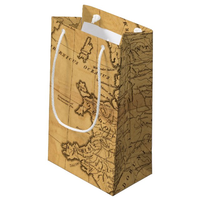 Ancient Britain Small Gift Bag (Back Angled)