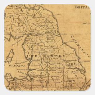 Ancient Britain Square Sticker