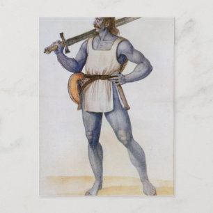 Ancient British Man Postcard