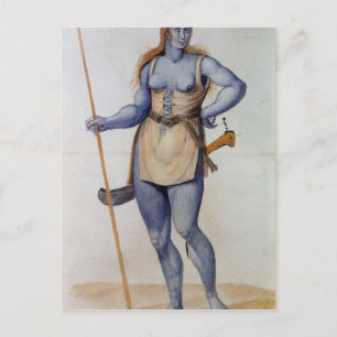 Ancient British Woman Postcard