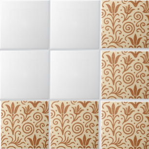 Ancient  Bronze Age Aegean Minoan Inspired Pattern Tile