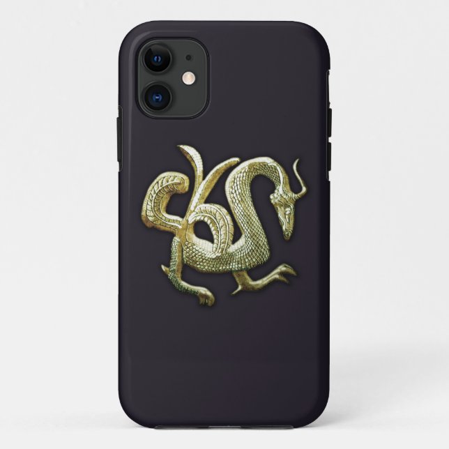 Ancient bronze chinese dragon Case-Mate iPhone case (Back)