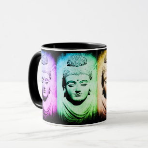 Ancient Buddha - Multi Coloured Tea/Coffee mug