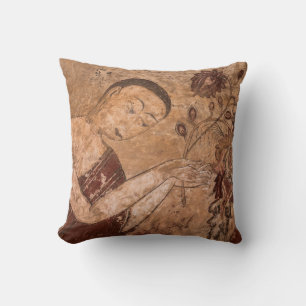 Ancient Buddhist Painting Cushion