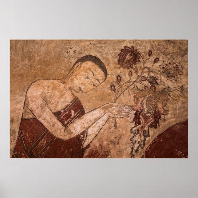 Ancient Buddhist Painting Poster (Front)