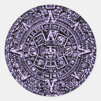 Ancient calendar classic round sticker