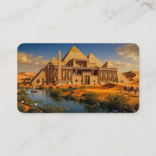 Ancient Castle from the Scorching Sands Bookmark Business Card