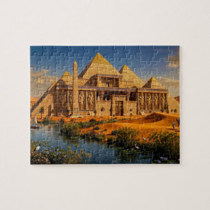 Ancient Castle from the Scorching Sands Jigsaw Puzzle