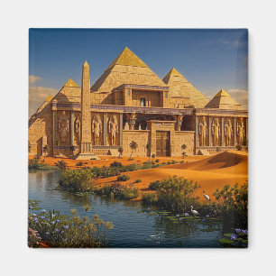 Ancient Castle from the Scorching Sands Magnet