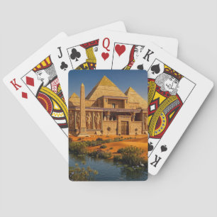 Ancient Castle from the Scorching Sands Playing Cards