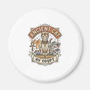 Ancient Cat Of Egypt Cat Ancient Egypt Vintage Vec Magnet
